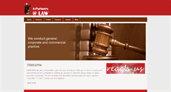 Desktop Screenshot of a-partnerslaw.com