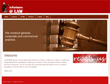 Tablet Screenshot of a-partnerslaw.com
